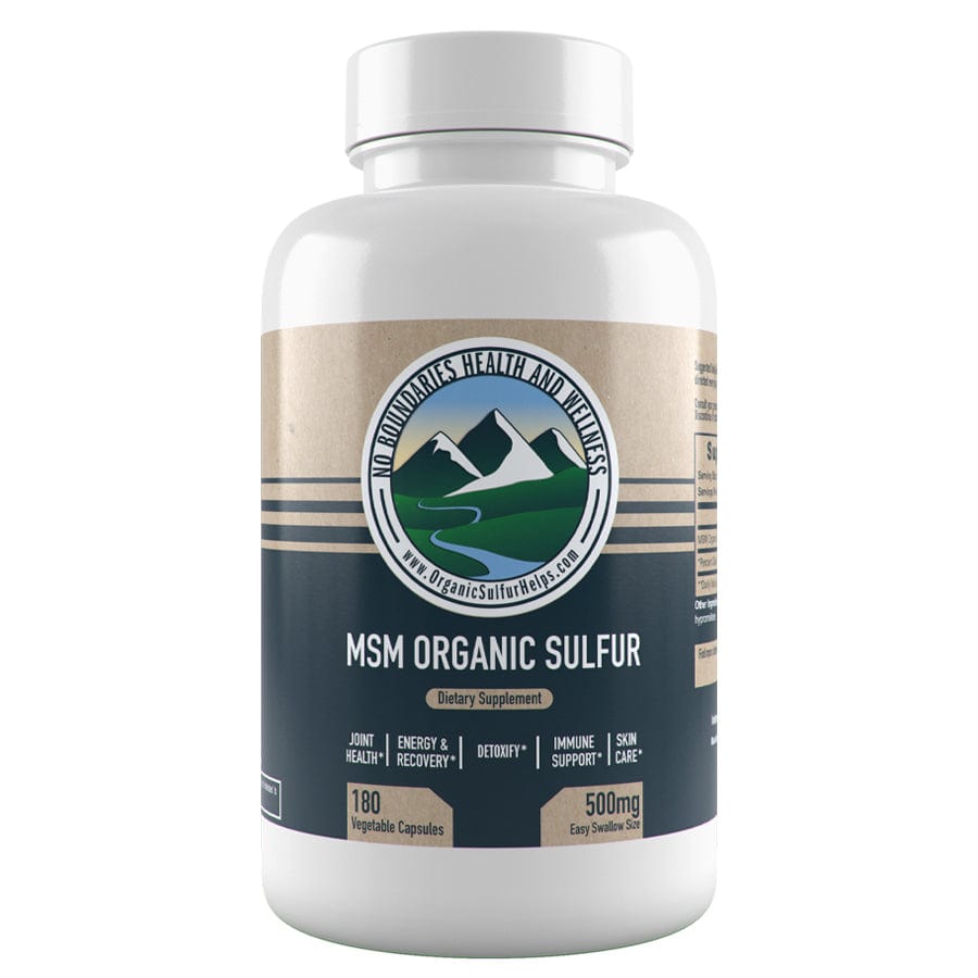 MSM Capsules | MSM Pills | Organic Sulfur in Vegetable Capsules - No ...